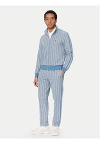 Lacoste Bluza SH1368 Niebieski Regular Fit. Kolor: niebieski. Materiał: bawełna #5