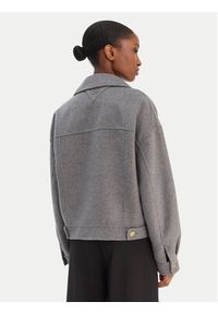 TOMMY HILFIGER - Tommy Hilfiger Kurtka przejściowa WW0WW47759 Szary Relaxed Fit. Kolor: szary. Materiał: syntetyk #5
