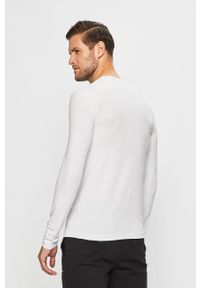 EA7 Emporio Armani - Longsleeve. Okazja: na co dzień. Kolor: biały. Materiał: dzianina. Długość rękawa: długi rękaw. Styl: casual #3