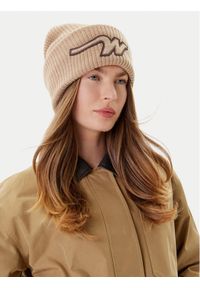 Weekend Max Mara Czapka Alben 2525576025 Beżowy. Kolor: beżowy. Materiał: wełna, materiał
