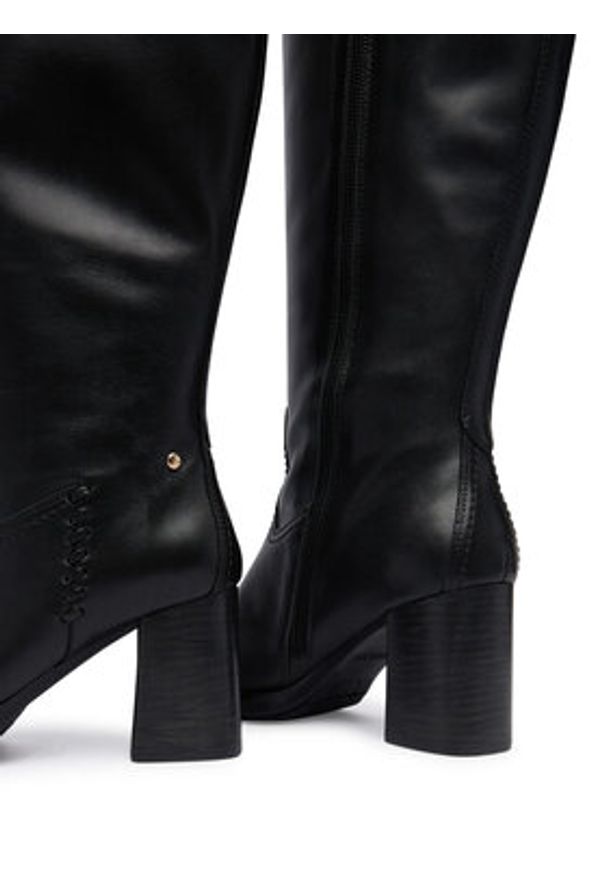 Pikolinos Botki W9U-9752C1 Czarny. Kolor: czarny. Materiał: skóra