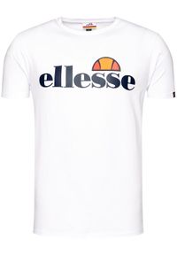 Ellesse T-Shirt Sl Prado Tee SHC07405 Biały Regular Fit. Kolor: biały. Materiał: bawełna