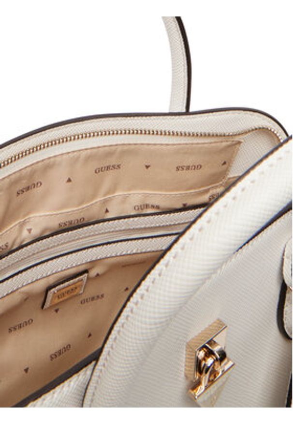 Guess Torebka Patsie HWZG99 19060 Écru. Kolor: kremowy. Materiał: skórzane