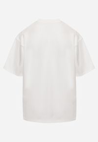 Renee - Biały Basicowy T-shirt z Bawełny Meranissea. Okazja: na co dzień. Kolor: biały. Materiał: bawełna. Styl: casual, klasyczny #6
