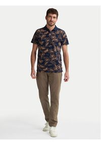 Petrol Industries Polo M-1050-POL911 Granatowy Regular Fit. Typ kołnierza: polo. Kolor: niebieski. Materiał: bawełna #5