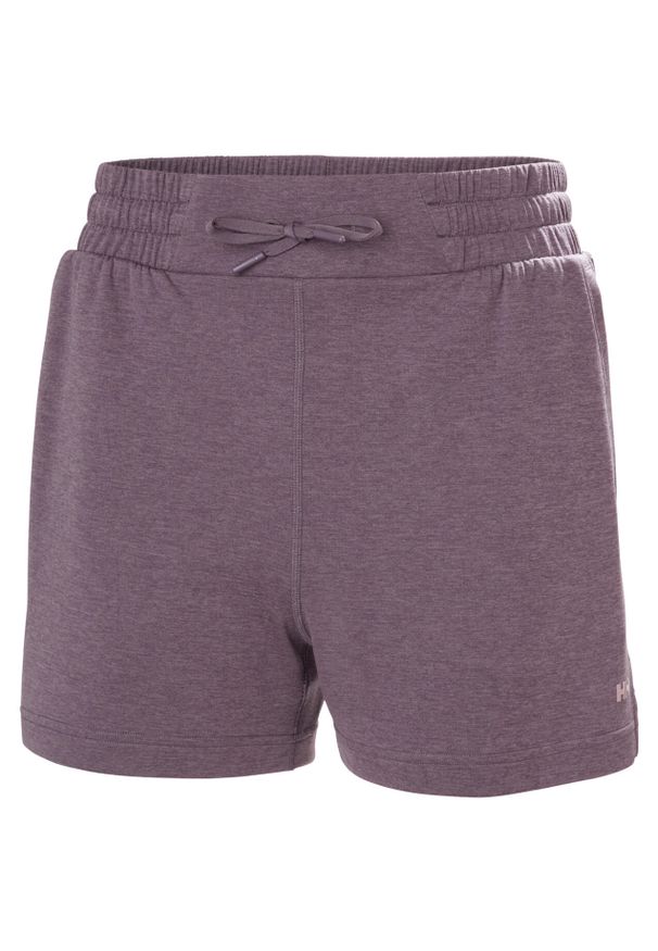 Szorty damskie Helly Hansen Lifa Tech Lite. Kolor: fioletowy. Materiał: tkanina. Długość: krótkie