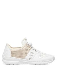 Sneakersy Rieker. Kolor: biały