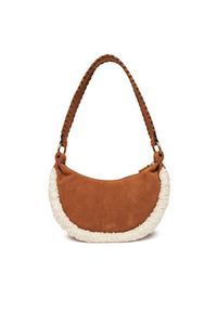 Guess Torebka Amita Mini HWSW95 39720 Brązowy. Kolor: brązowy. Materiał: skórzane, zamszowe #5
