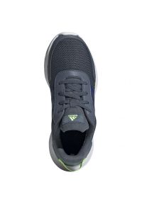 Adidas - Buty adidas Tensaur Run Jr FV9444 szare. Okazja: na co dzień. Zapięcie: sznurówki. Kolor: szary. Materiał: syntetyk, materiał, guma. Szerokość cholewki: normalna. Model: Adidas Cloudfoam. Sport: bieganie #8
