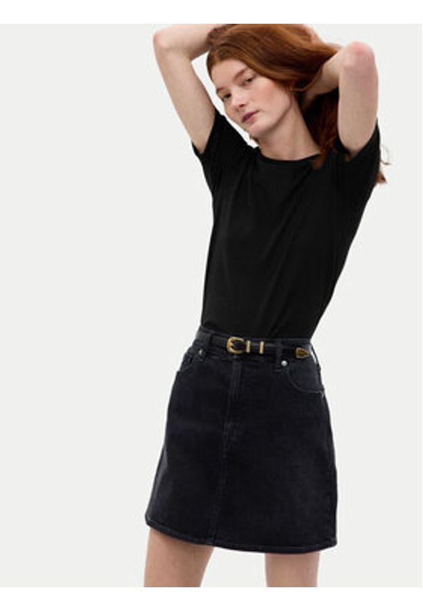 GAP - Gap T-Shirt 540635-01 Czarny Slim Fit. Kolor: czarny. Materiał: bawełna
