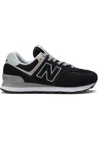 Buty damskie New Balance WL574EVB – czarne. Okazja: na co dzień. Kolor: czarny. Materiał: zamsz, materiał, skóra, guma. Szerokość cholewki: normalna. Model: New Balance 574