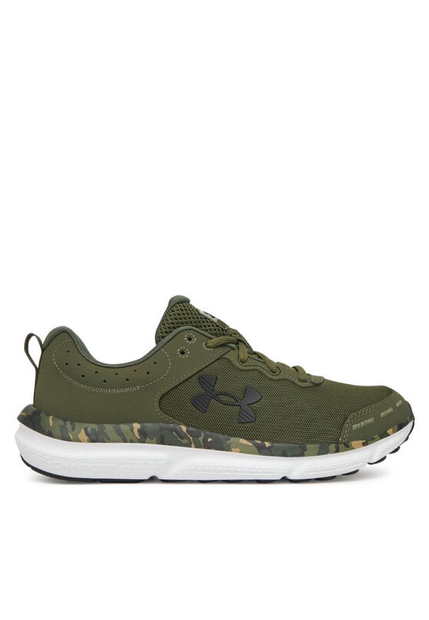 Under Armour Buty do biegania UA Charged Assert 10 Camo 3027036 Zielony. Kolor: zielony. Materiał: materiał