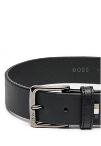 BOSS - Boss Pasek Męski Ronnie 50522864 Czarny. Kolor: czarny. Materiał: skóra #3