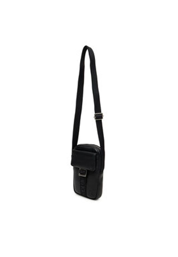 Calvin Klein Saszetka LV04D1091G Czarny. Kolor: czarny. Materiał: skóra