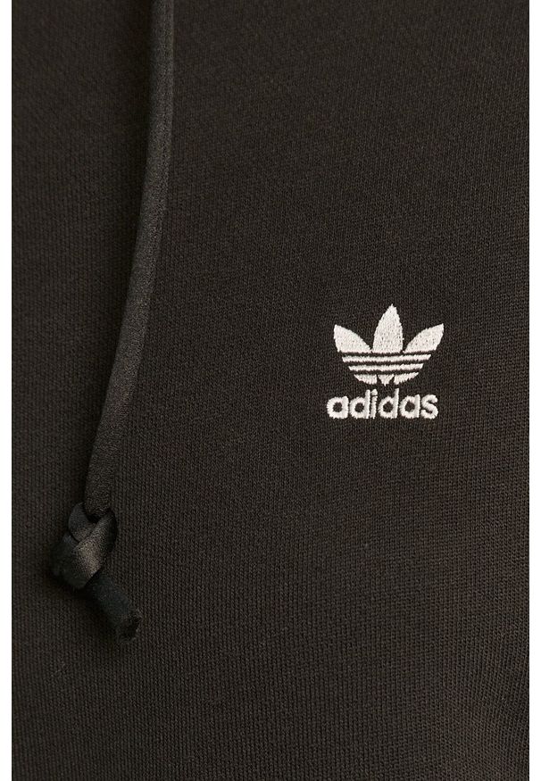adidas Originals - Bluza bawełniana. Typ kołnierza: kaptur. Kolor: czarny. Materiał: bawełna