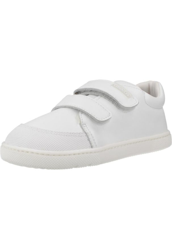 Buty TITANITOS CRB540 IVAN Biały. Okazja: na co dzień. Kolor: biały. Materiał: tkanina, skóra
