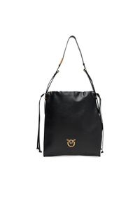 Pinko - PINKO Torebka Slouchy Classic Bag AI 25-26 PLTT 104359 A0QO Czarny. Kolor: czarny. Materiał: skórzane