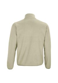 SOL'S - Męska Bluza Polarowa Factor Zapinana Na Zamek Błyskawiczny. Kolor: beżowy. Materiał: polar. Sezon: zima