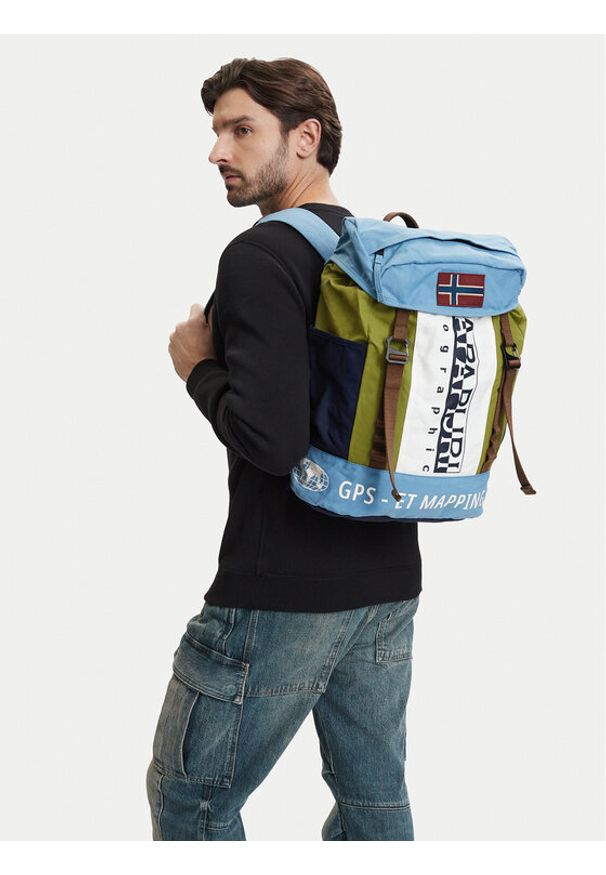 Napapijri Plecak H-Equator Dp NP0A891NMZC1 Kolorowy. Materiał: materiał. Wzór: kolorowy