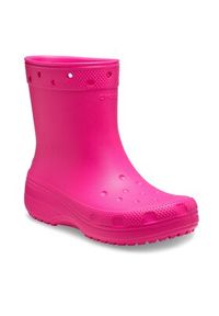 Crocs Kalosze Classic Rain Boot 208363 Różowy. Kolor: różowy #4