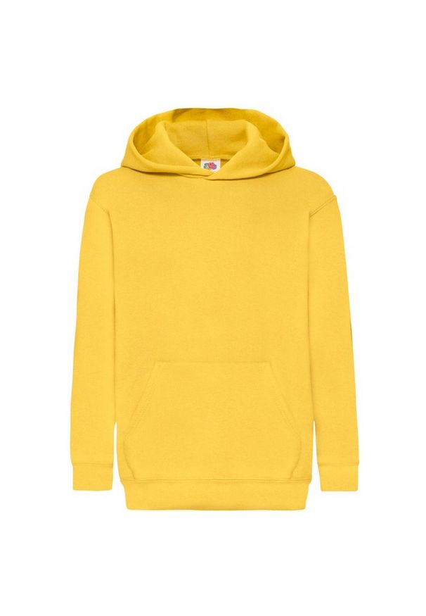 FRUIT OF THE LOOM - Bluza Z Kapturem Dla Dzieci. Typ kołnierza: kaptur. Kolor: żółty, pomarańczowy, wielokolorowy