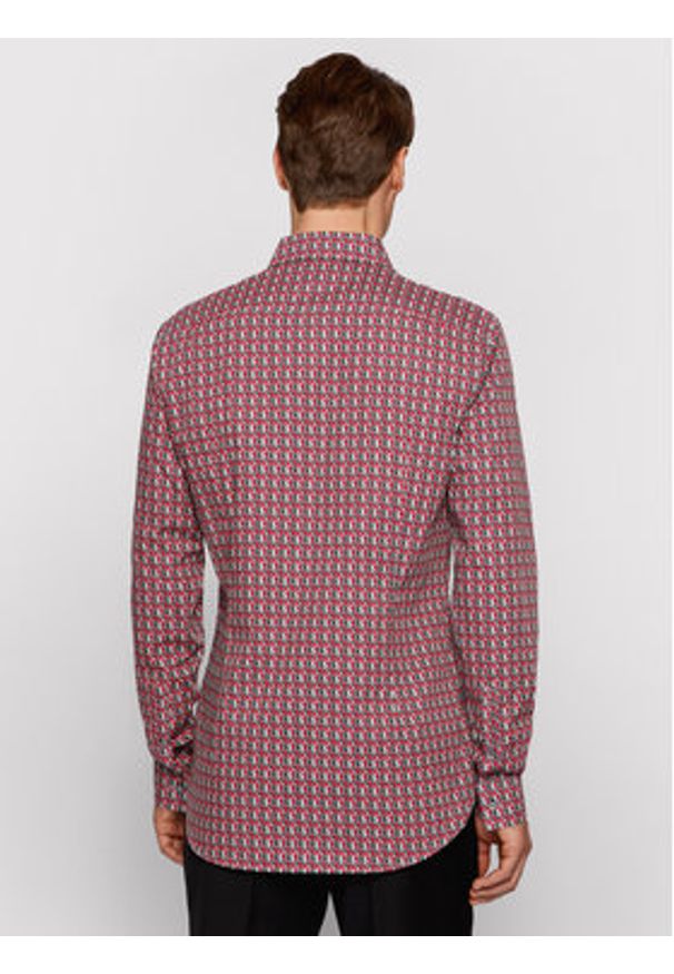 BOSS - Boss Koszula Isko 50451492 Kolorowy Slim Fit. Materiał: bawełna. Wzór: kolorowy