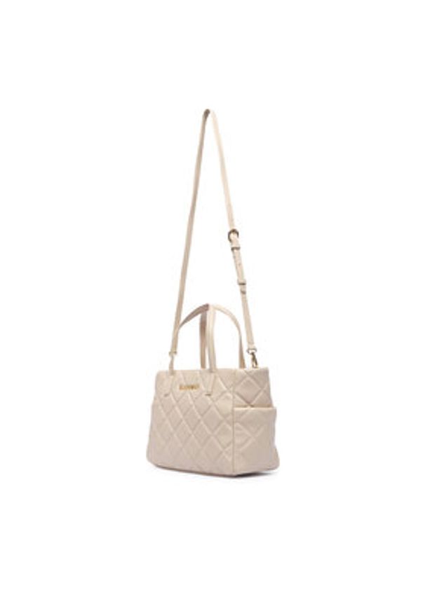 VALENTINO - Valentino Torebka Ocarina VBS3KK36R Écru. Kolor: kremowy. Materiał: skórzane