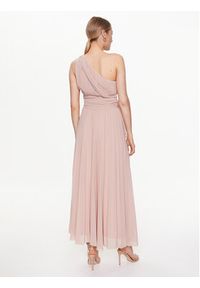 ViCOLO Sukienka wieczorowa TE0032 Beżowy Regular Fit. Kolor: beżowy. Materiał: syntetyk. Styl: wizytowy