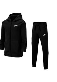 Nike - Dres Core Rozmiar M (137-147 CM) Czarny - BV3634-010. Kolor: czarny. Materiał: dresówka