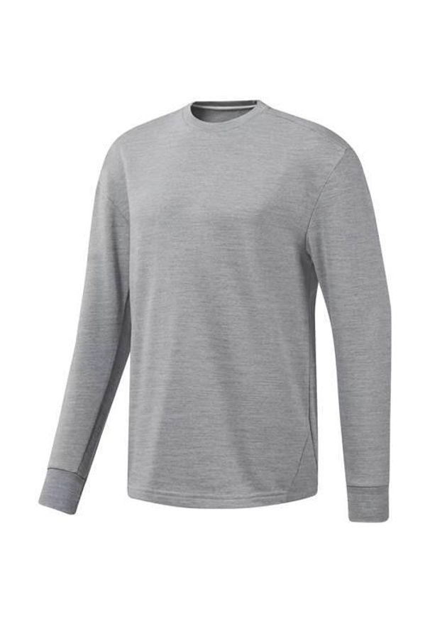 Koszulka sportowa męska Reebok DU8282. Kolor: szary. Długość rękawa: długi rękaw. Długość: długie. Styl: sportowy