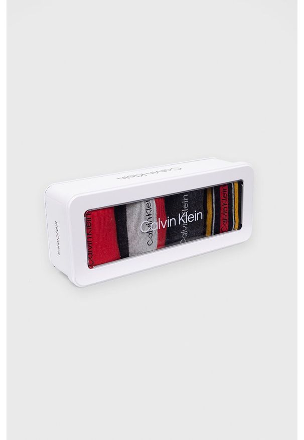 Calvin Klein Skarpetki (4-pack) męskie kolor czarny. Kolor: czarny