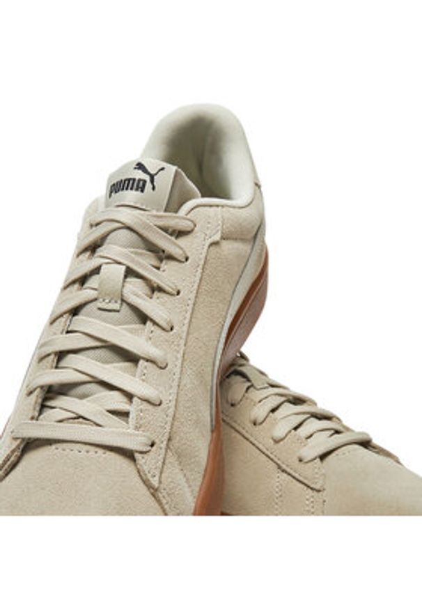 Puma Sneakersy Smash 3.0 390984 17 Beżowy. Kolor: beżowy. Materiał: zamsz, skóra