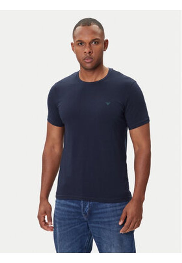 Emporio Armani Underwear Komplet 2 t-shirtów EM000391 AF10776 MB108 Kolorowy Regular Fit. Materiał: bawełna. Wzór: kolorowy