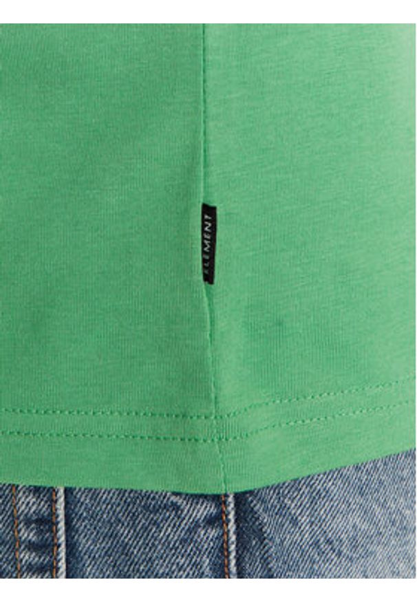 Element T-Shirt ELYZT00490 Zielony Regular Fit. Kolor: zielony. Materiał: bawełna