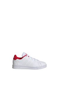 Adidas - Advantage Lifestyle Court Lace Shoes. Kolor: czerwony, biały, wielokolorowy. Materiał: materiał, tkanina, syntetyk. Model: Adidas Advantage. Sport: tenis