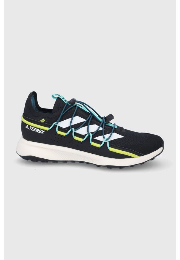 adidas TERREX Buty męskie kolor czarny. Nosek buta: okrągły. Zapięcie: sznurówki. Kolor: czarny. Model: Adidas Terrex