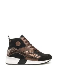 Rieker Sneakersy N7610-00 Czarny. Kolor: czarny. Materiał: skóra #1