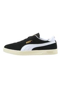 Puma - Męskie Zamszowe Buty Sportowe Club. Kolor: czarny, biały, wielokolorowy. Materiał: zamsz. Sport: turystyka piesza