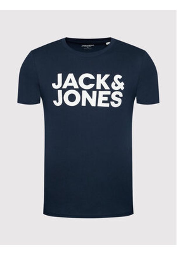 Jack & Jones - Jack&Jones Komplet 3 t-shirtów Corp Logo 12191762 Kolorowy Regular Fit. Materiał: bawełna. Wzór: kolorowy