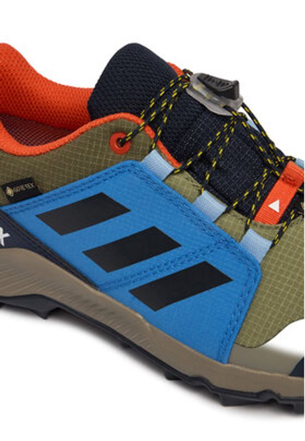 Adidas - adidas Trekkingi Terrex Gore-Tex JR9073 Khaki. Kolor: brązowy. Materiał: materiał. Technologia: Gore-Tex. Model: Adidas Terrex. Sport: turystyka piesza