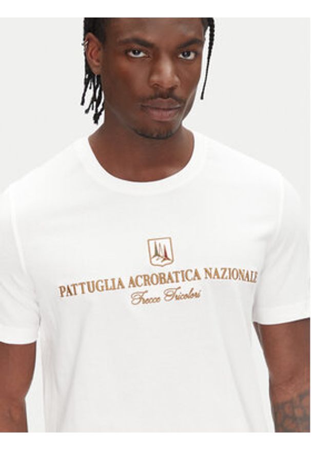Aeronautica Militare T-Shirt 251TS2410J592 Biały Regular Fit. Kolor: biały. Materiał: bawełna