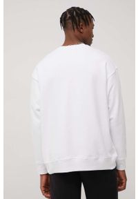 Levi's® - Levi's bluza bawełniana męska kolor biały z nadrukiem. Okazja: na spotkanie biznesowe. Kolor: biały. Materiał: bawełna. Wzór: nadruk. Styl: biznesowy