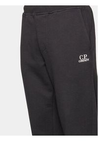 C.P. Company Spodnie dresowe Diagonal Raised 14CMSP135A 005086W Czarny Regular Fit. Kolor: czarny. Materiał: dresówka, bawełna
