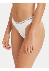 Calvin Klein Underwear Komplet 3 par stringów 000QD5209E Kolorowy. Materiał: bawełna. Wzór: kolorowy #4