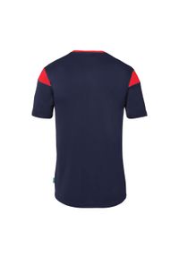 UHLSPORT - Koszulka Uhlsport Squad 27. Kolor: czerwony, niebieski, wielokolorowy. Materiał: jersey. Wzór: kolorowy, napisy. Sport: piłka nożna
