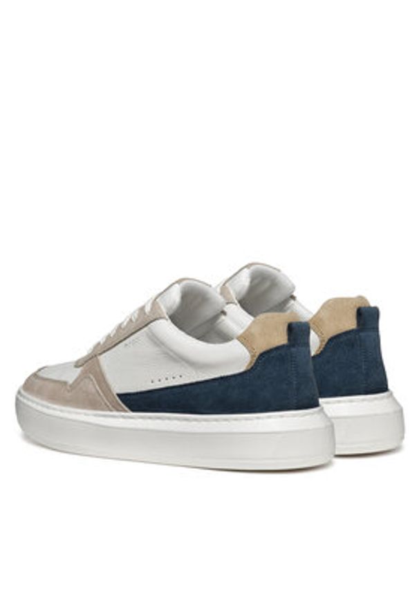 Geox Sneakersy U Deiven U465WA 02247 C0122 Beżowy. Kolor: beżowy. Materiał: zamsz, skóra
