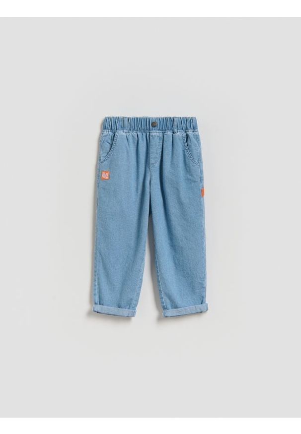 Reserved - Jeansy relaxed fit - niebieski. Kolor: niebieski. Materiał: jeans