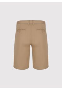 Pako Lorente - PAKO LORENTE - Bawełniane beżowe szorty męskie. Okazja: na co dzień. Kolor: niebieski, beżowy, zielony. Materiał: bawełna. Wzór: gładki. Sezon: lato. Styl: casual #6