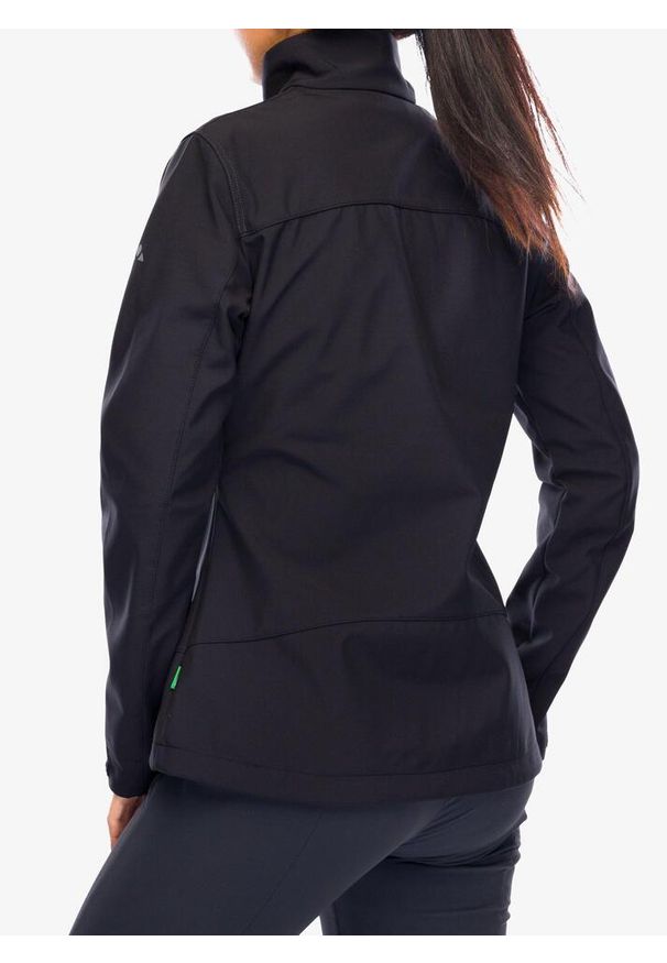 Kurtka softshell damska Vaude Cyclone Jacket VI. Kolor: czarny. Materiał: softshell