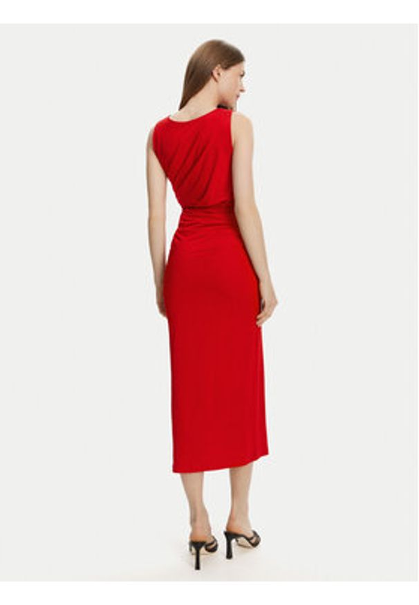 Marella Sukienka koktajlowa Harald 2513621022 Czerwony Slim Fit. Kolor: czerwony. Materiał: wiskoza. Styl: wizytowy